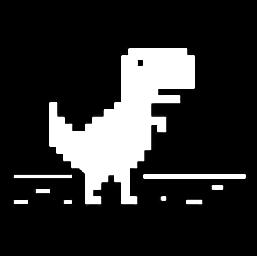The Chrome Dino icon